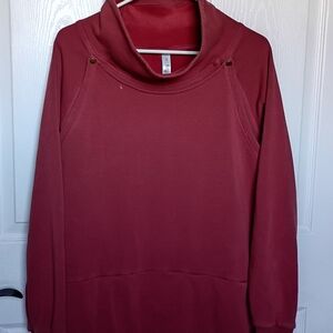 Latched Mama Rusty Cowl Neck, Baby Wearning, Pullover